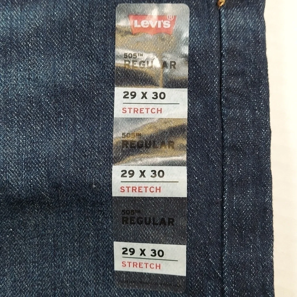 Men's 505 Regular Levi's Jeans Size  W29 L30 - Picture 8 of 9